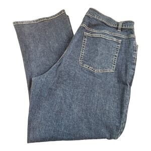 Falls Creek Women's plus size blue jeans 22W average stretch straight leg